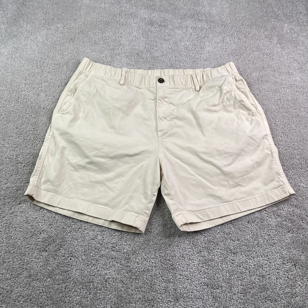 Bear Bottom Clothing Shorts Mens XXL 2XL Khaki Chino Stretch 7" Inseam Casual